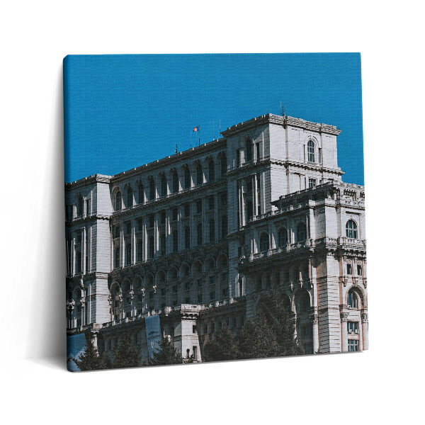 Vászonkép 60x60 Bukaresti Népi Palota