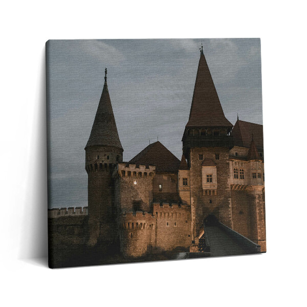 Vászonkép 60x60 Középkori vár