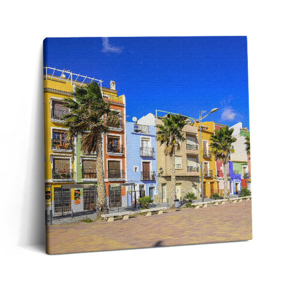 Vászonkép 60x60 Város a Costa Blancán