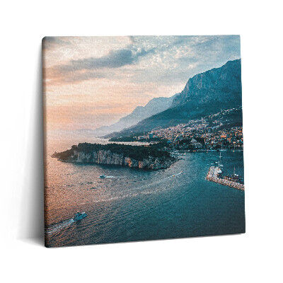 Vászonkép 60x60 Sziget Horvátországban