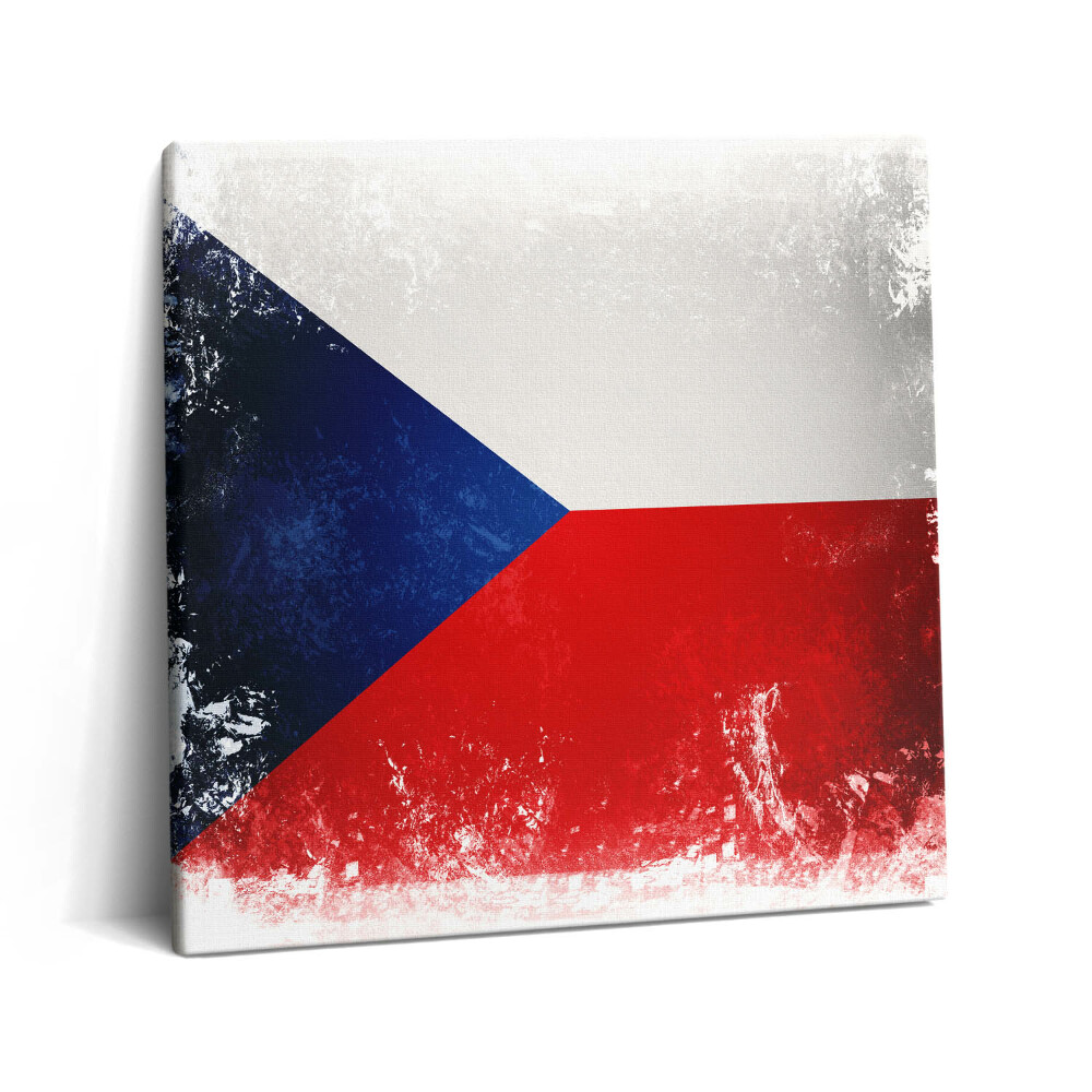 Vászonkép 60x60 Cseh zászló
