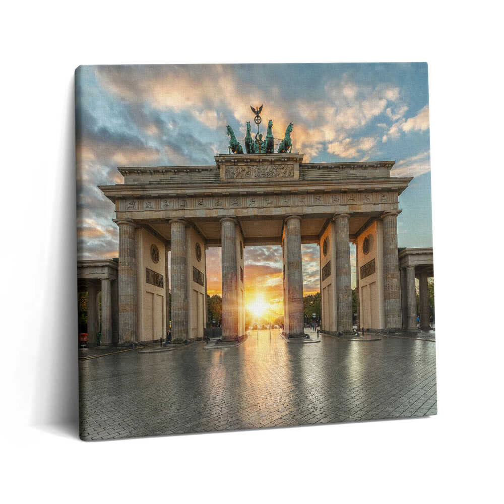 Vászonkép 60x60 Brandenburgi kapu Berlinben