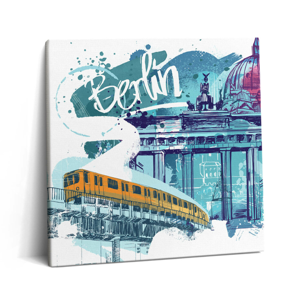 Vászonkép 60x60 Utazás Berlinben