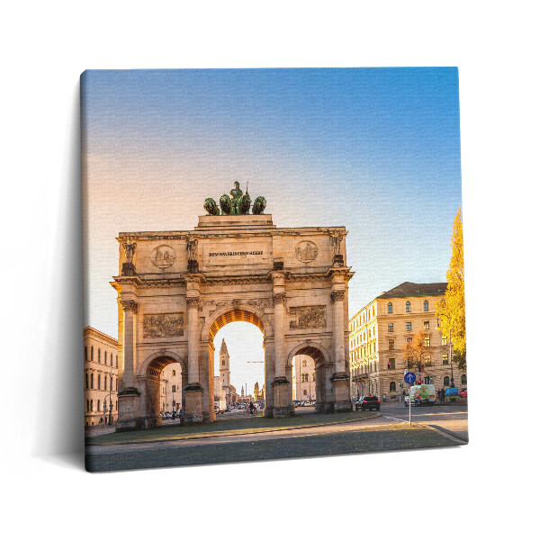 Vászonkép 60x60 Diadalív Münchenben