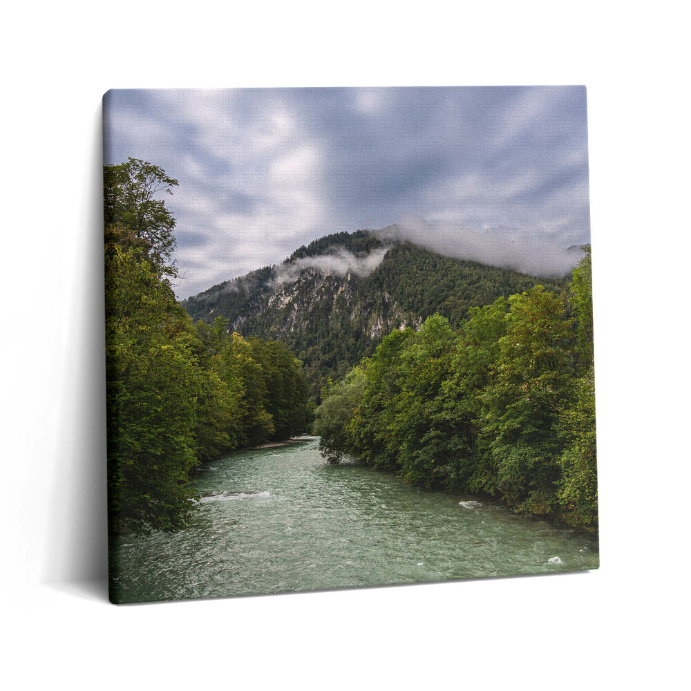 Vászonkép 60x60 Németország hegyvidéki tája