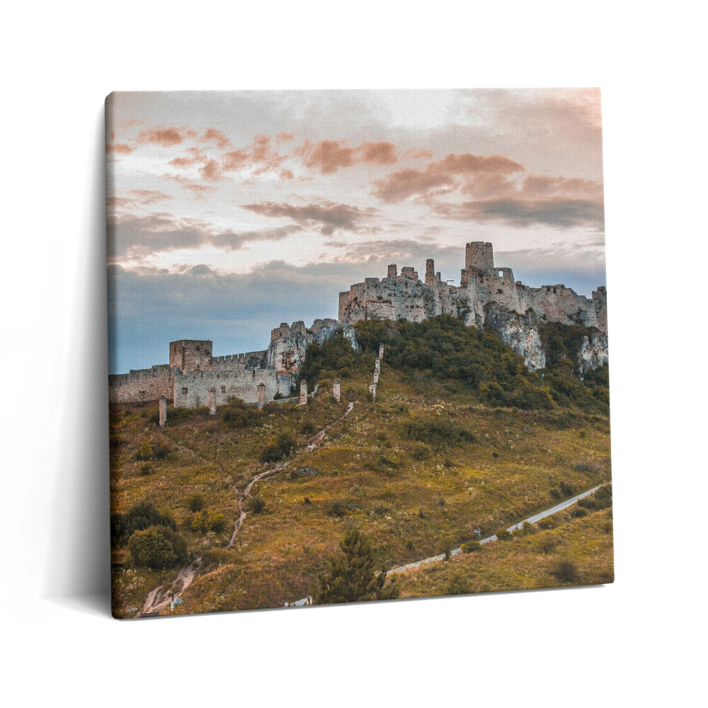 Vászonkép 60x60 Szepesi vár Szlovákiában