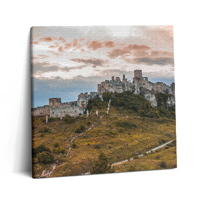 Vászonkép 60x60 Szepesi vár Szlovákiában