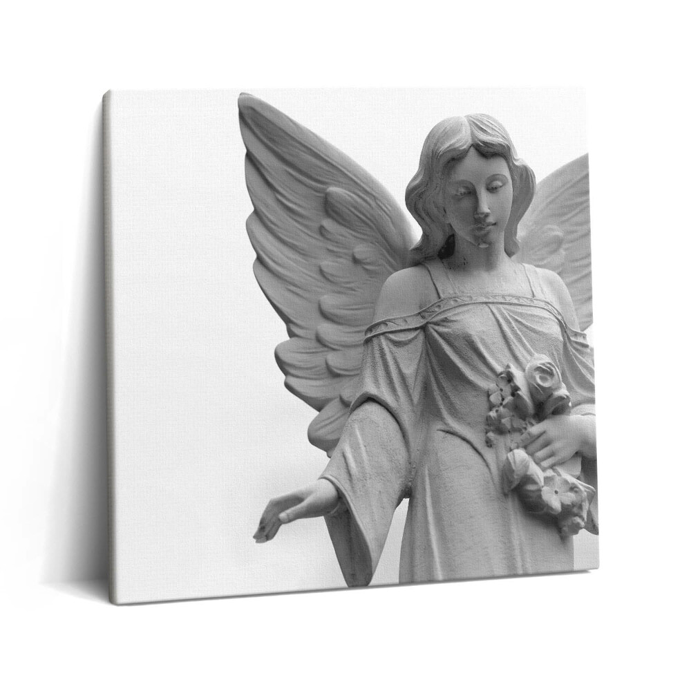 Vászonkép 60x60 Szárnyas angyal szobra