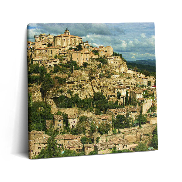Vászonkép 60x60 Kastély Provence-ban Franciaországban