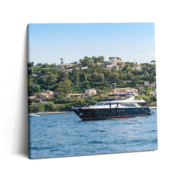 Vászonkép 60x60 Saint Tropez Provence-ban Franciaországban
