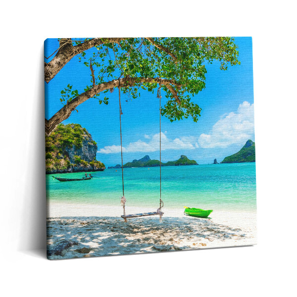Vászonkép 60x60 Napfényes sziget Thaiföldön