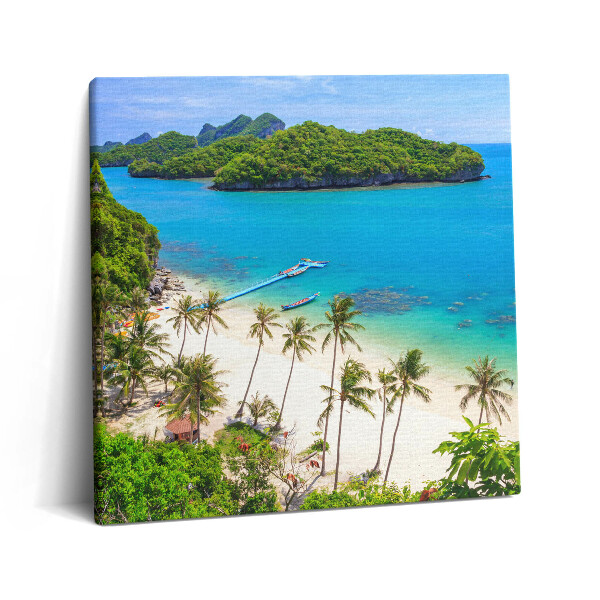 Vászonkép 60x60 Koh Samui Nemzeti Park Thaiföldön