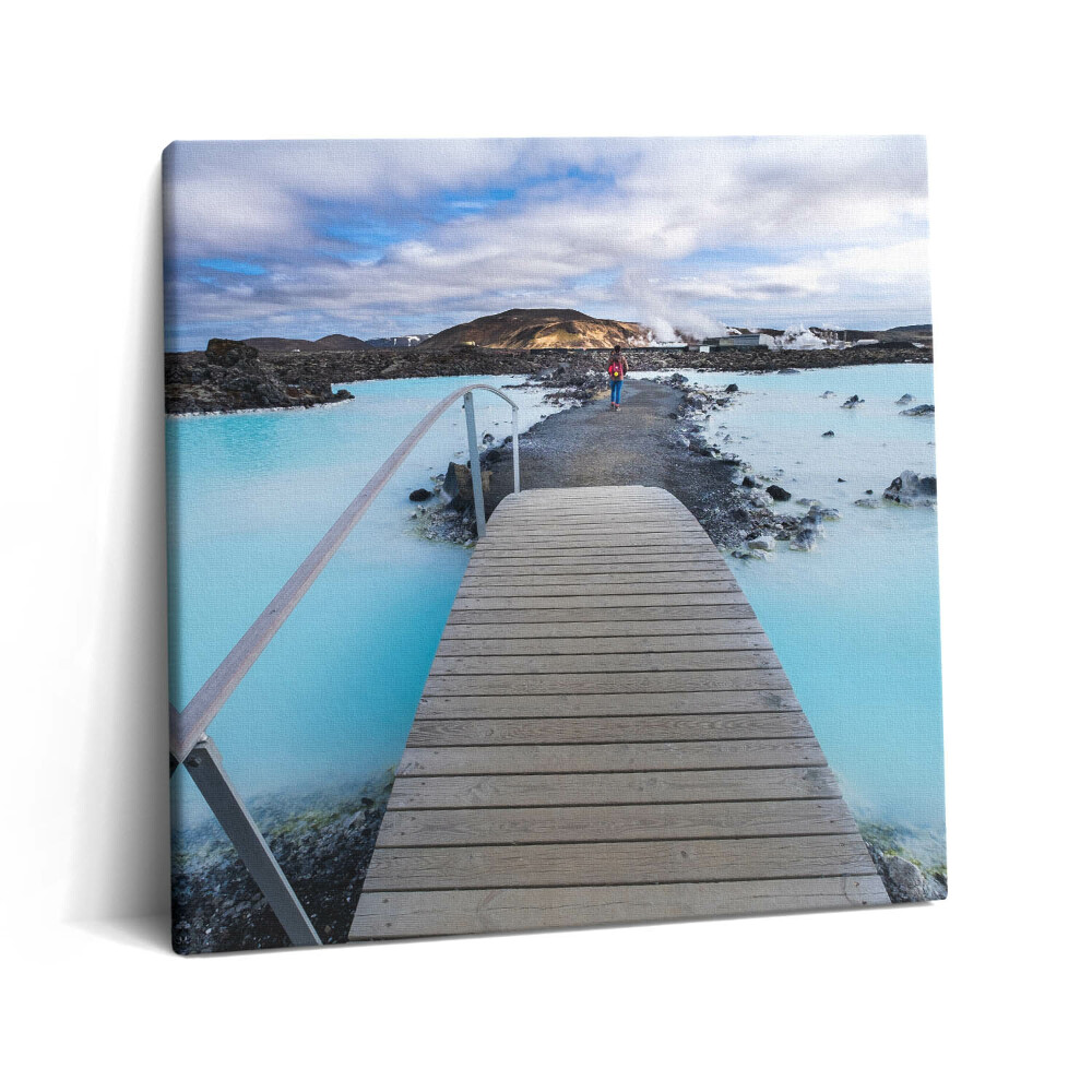 Vászonkép 60x60 Az izlandi látványosság