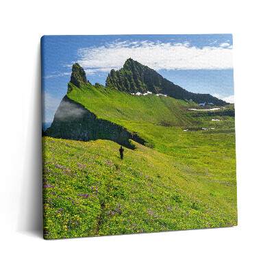 Vászonkép 60x60 Hornstrandir természetvédelmi terület Izlandon