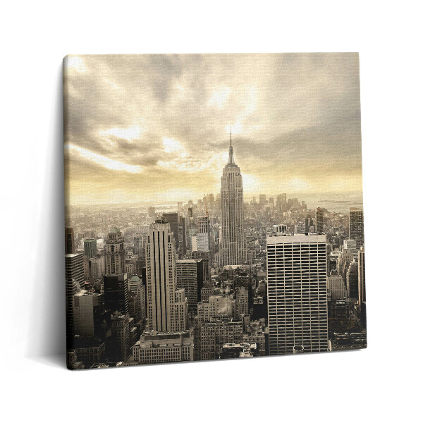 Vászonkép 60x60 Az Empire State Building panorámája