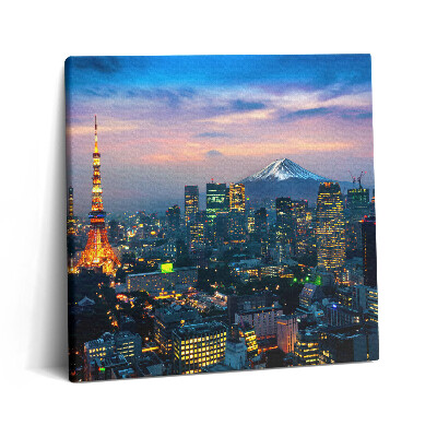 Vászonkép 60x60 Éjszakai város