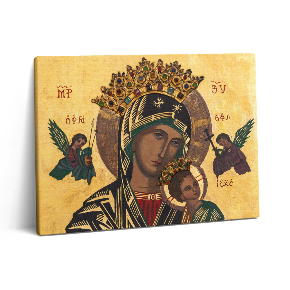 Vászonkép falra 80x60 Az Örökkévaló Segítő Szűzanya