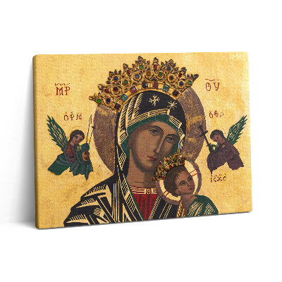 Vászonkép falra 80x60 Az Örökkévaló Segítő Szűzanya