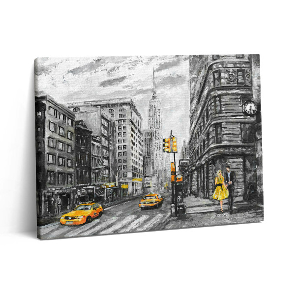 Vászonkép falra 80x60 Az Empire State Building utcái