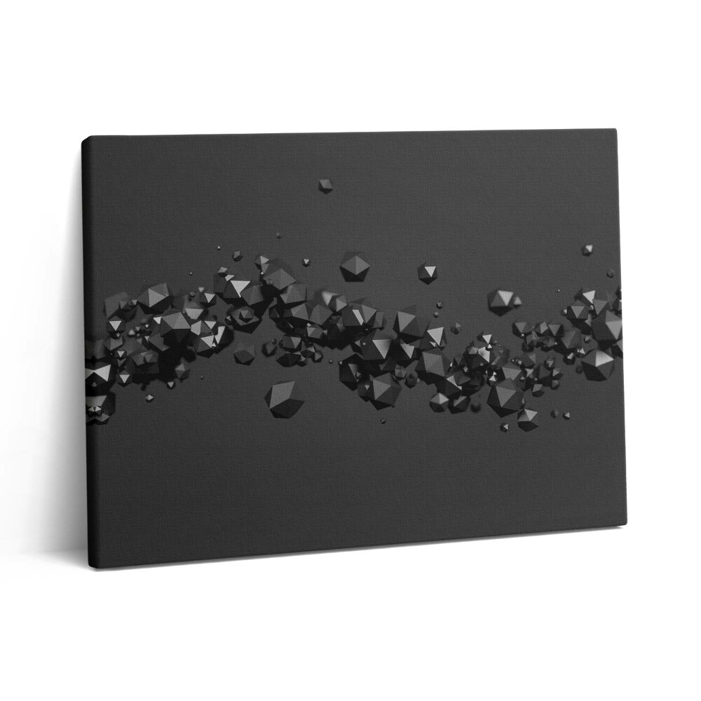 Vászonkép falra 80x60 Absztrakt 3D alakzatok