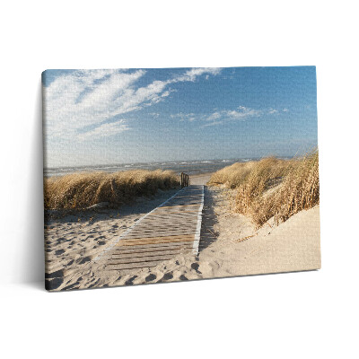 Vászonkép falra 80x60 Tengerpart és kilátás a tengerre