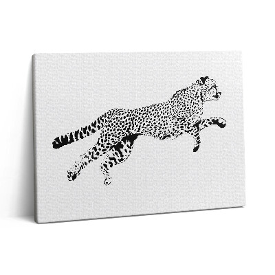 Vászonkép falra 80x60 Párduc sziluettje