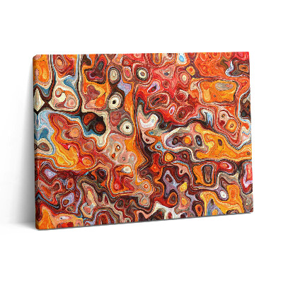 Vászonkép falra 80x60 Absztrakt káosz - nagyszerű improvizáció