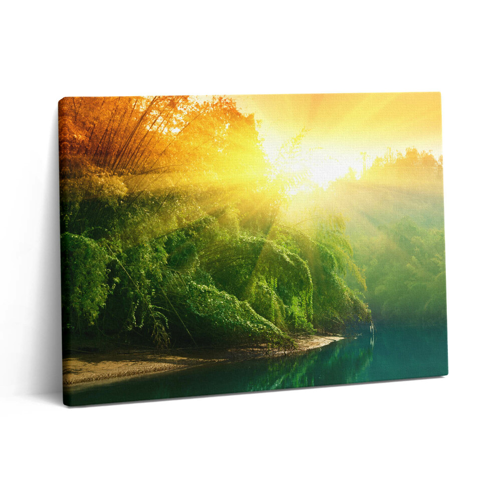 Vászonkép falra 80x60 Természeti táj a napsütésben