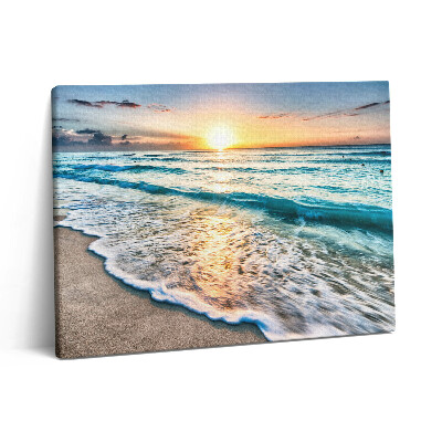 Vászonkép falra 80x60 Tengerparti homokos strand