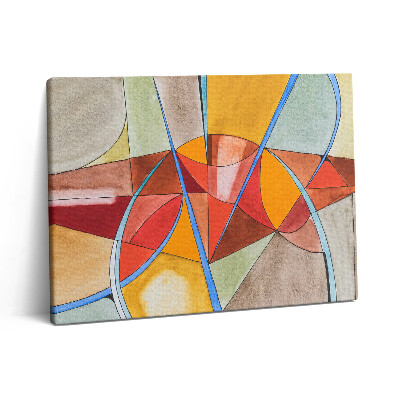 Vászonkép falra 80x60 Művészet - narancssárga ólomüveg