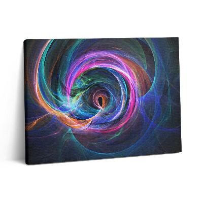 Vászonkép falra 80x60 Absztrakt - színes fraktál