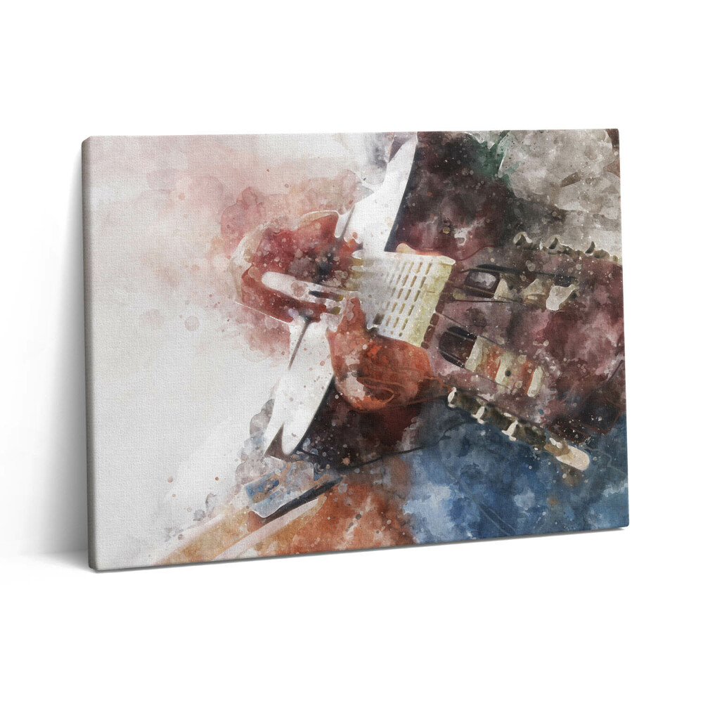 Vászonkép falra 80x60 Gitáros kilátás