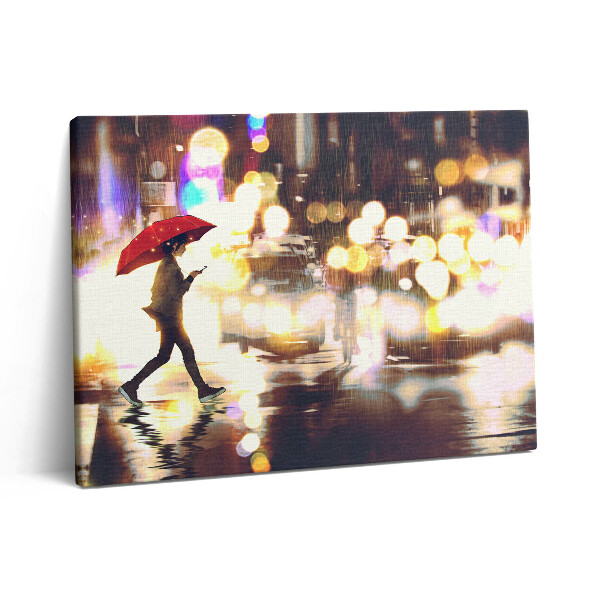 Vászonkép falra 80x60 Az Eső utca című anime illusztrációja