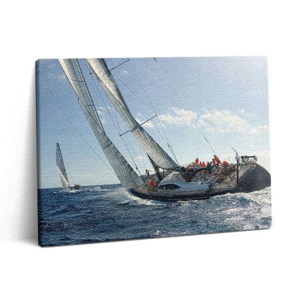 Vászonkép falra 80x60 Vitorlás regatta