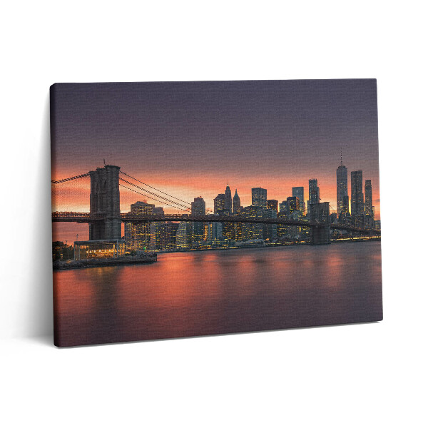 Vászonkép falra 80x60 Keleti folyó New Yorkban
