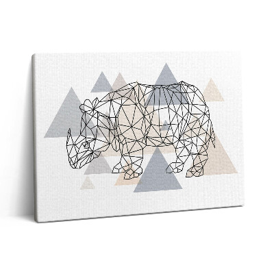 Vászonkép falra 80x60 Geometrikus minta