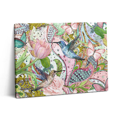 Vászonkép falra 80x60 Virágdíszítés