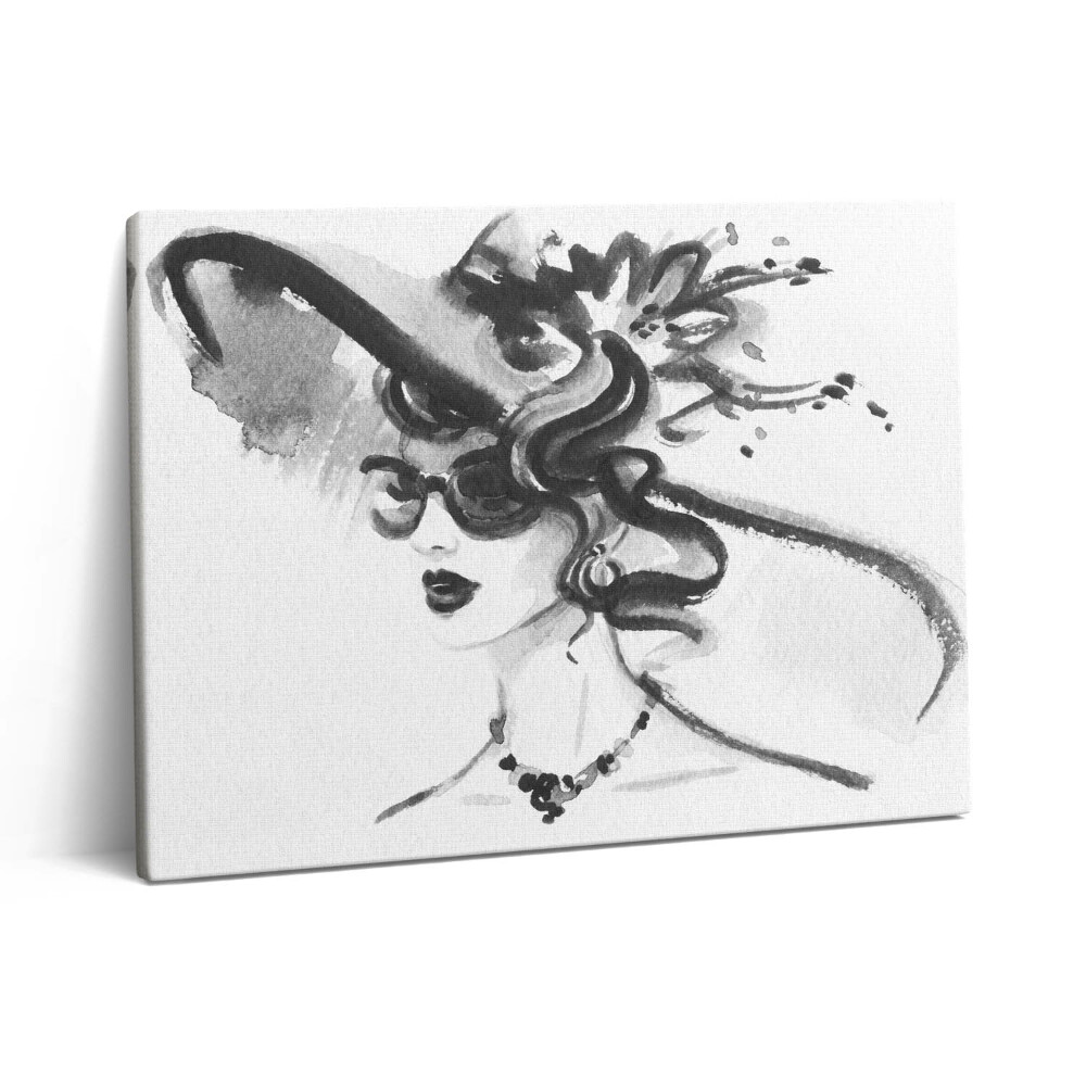 Vászonkép falra 80x60 Divatos nő