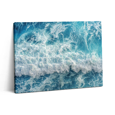 Vászonkép falra 80x60 Madártávlatból az óceán hullámai