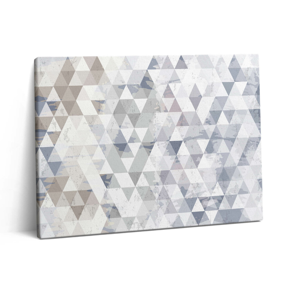 Vászonkép falra 80x60 Geometrikus minta háromszögekkel