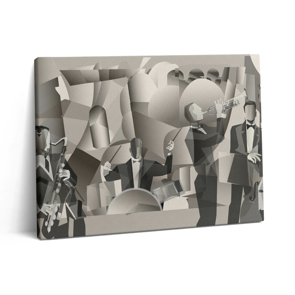 Vászonkép falra 80x60 Geometrikus figurák zenekar