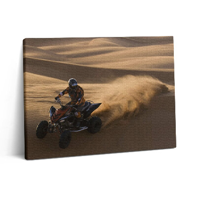 Vászonkép falra 80x60 ATV-túra a sivatagban