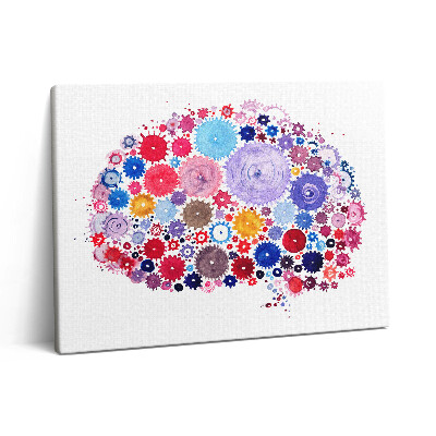 Vászonkép falra 80x60 Színes absztrakció