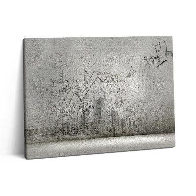 Vászonkép falra 80x60 Városi vázlat