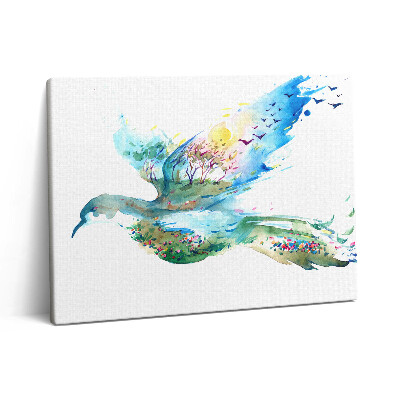 Vászonkép falra 80x60 Tavaszi absztrakció