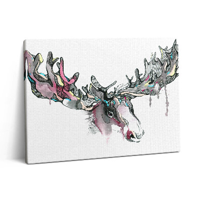 Vászonkép falra 80x60 Elk absztrakció