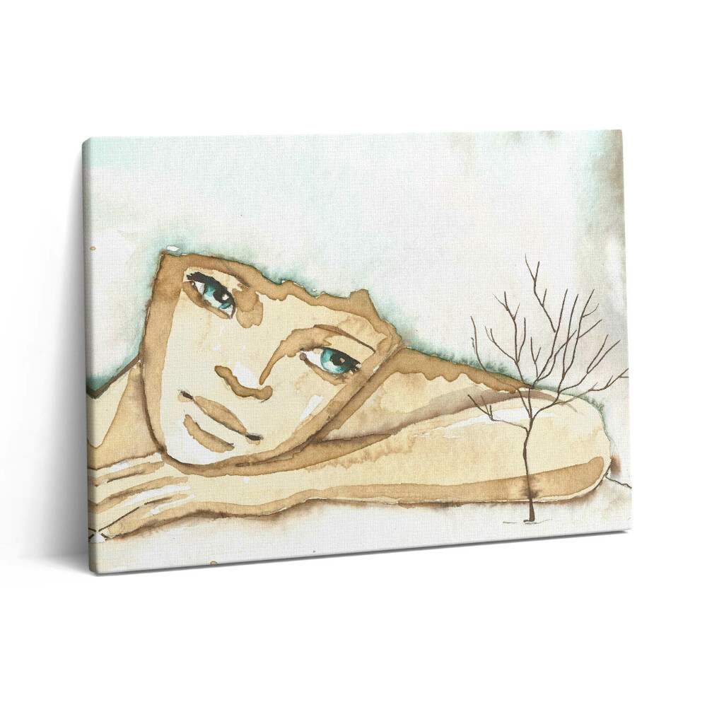 Vászonkép falra 80x60 Egy nő portréja