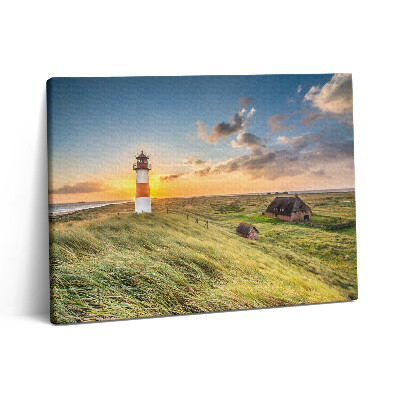 Vászonkép falra 80x60 A sylt-i világítótorony neve