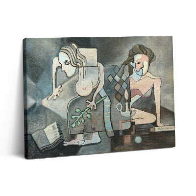 Vászonkép falra 80x60 Női absztrakció