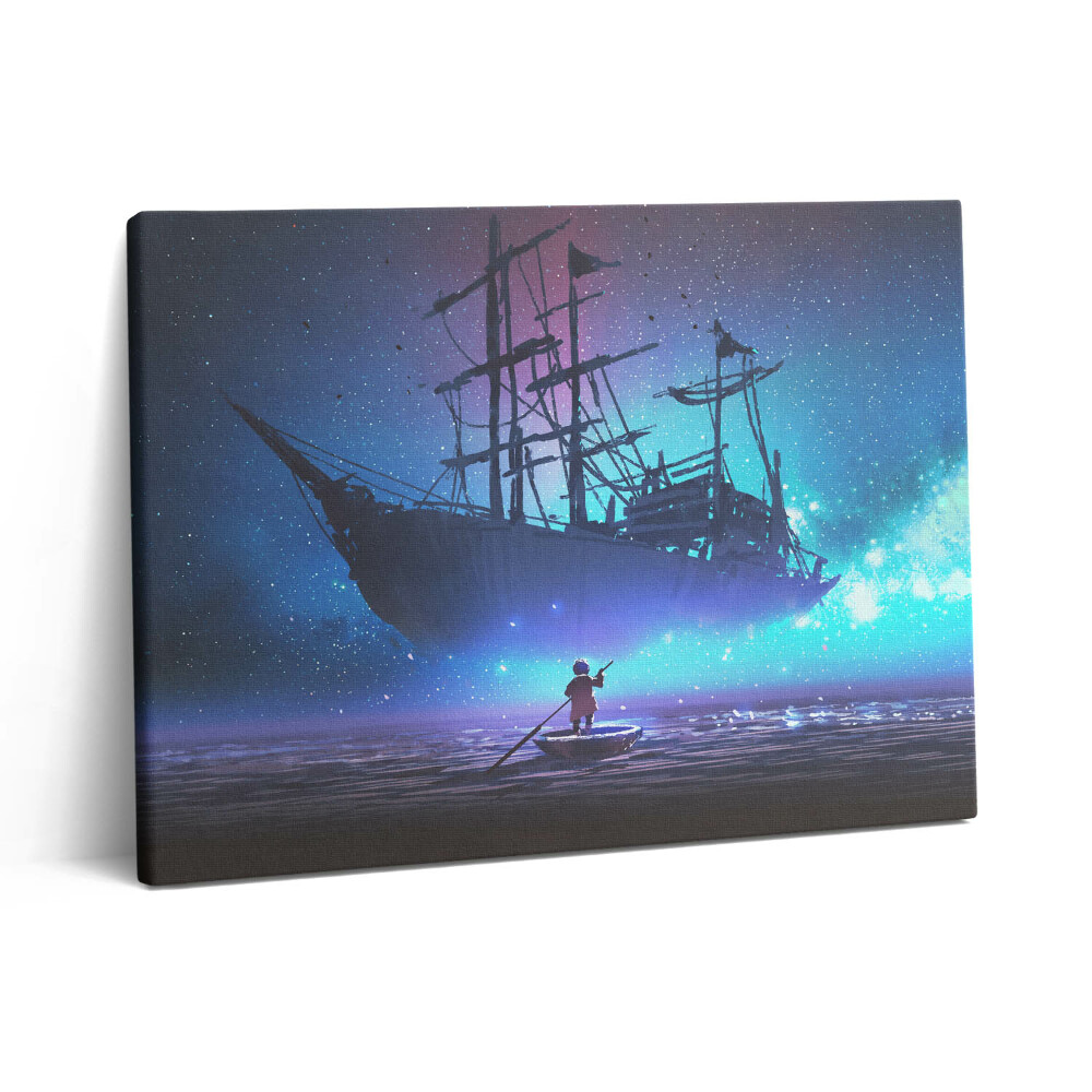 Vászonkép falra 80x60 Vitorlás fantázia